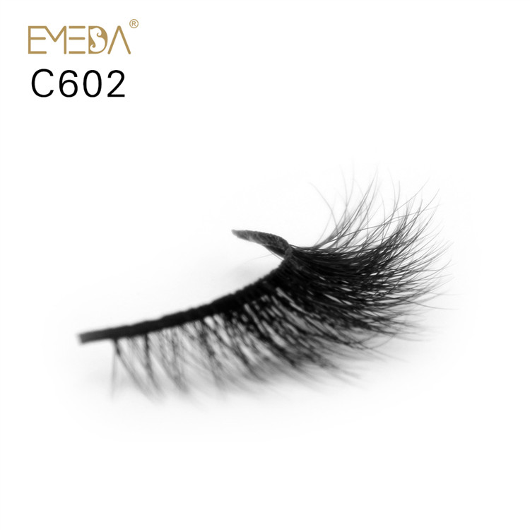 Unique 3d fiber faux mink eyelashes wholesale 002